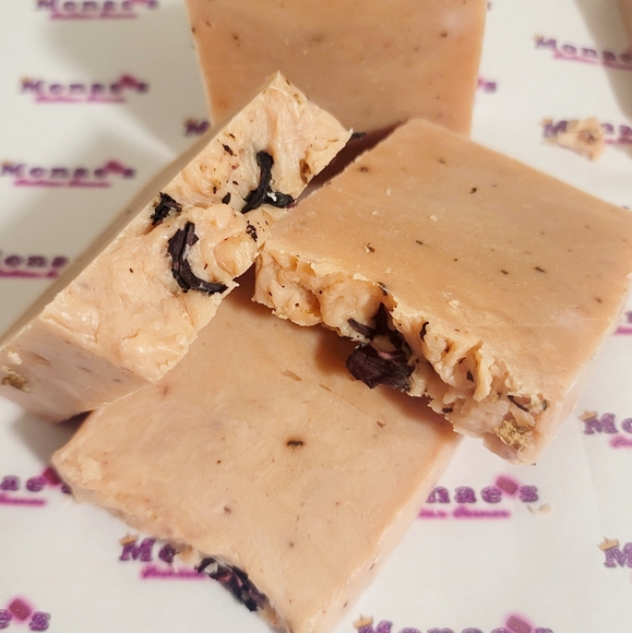 Hibiscus Soap Bars - Picture 2 of 6
